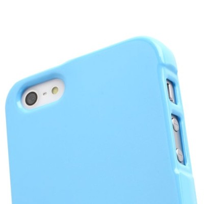 „Mercury“ Color kieto silikono (TPU) šviesiai mėlynas Apple iPhone SE (5, 5s) dėklas (dėkliukas) / Priedai.lt
