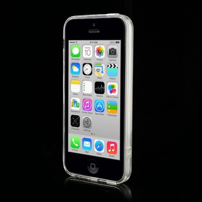 Dzidrs cieta silikona un plastmasas Apple iPhone 5C bamperis, apvalks / vacins.lv