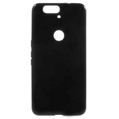 Huawei Nexus 6P cieta silikona (TPU) melns apvalks / vacins.lv