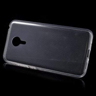 Meizu MX5 skaidrus (permatomas) silikoninis TPU ploniausias pasaulyje bespalvis dėklas / Priedai.lt