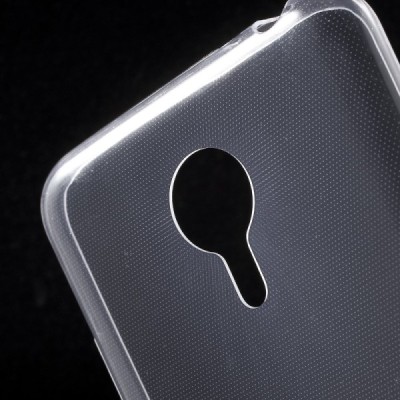 Meizu MX5 skaidrus (permatomas) silikoninis TPU ploniausias pasaulyje bespalvis dėklas / Priedai.lt