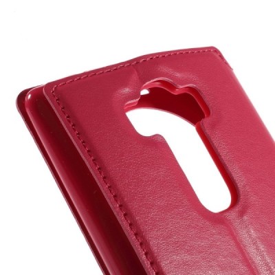 LG G Flex 2 (H955) Roar Noble ādas atvēramais rozs maciņš / Vacins.lv