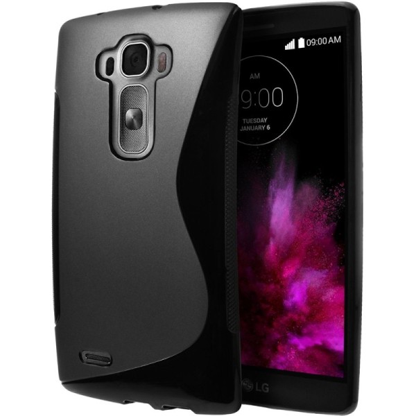 Kieto silikono (TPU) dėklas - juodas (G Flex 2)
