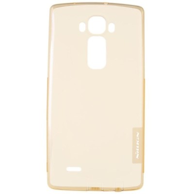 LG G Flex 2 (H955) Nillkin Nature plonas skaidrus (permatomas) silikoninis TPU rudas dėklas / Priedai.lt