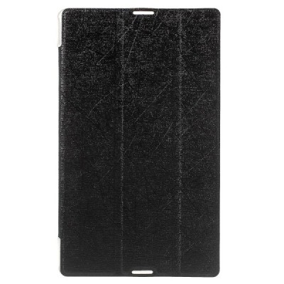 Lenovo IdeaTab 2 A8-50 atvēramais rakstains melns maciņš / Vacins.lv
