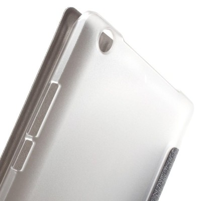 Lenovo IdeaTab 2 A8-50 atverčiamas juodas odinis dėklas (sulankstomas) / Priedai.lt