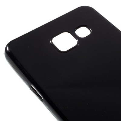 Samsung Galaxy A3 (2016) A310 cieta silikona (TPU) melns apvalks / vacins.lv