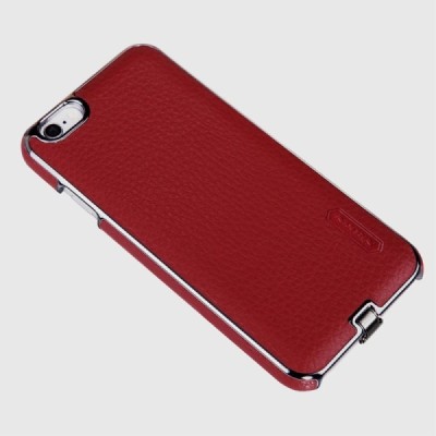 Nillkin N-JARL Apple iPhone 6 (6s) raudonas odinis dėklas su belaidžio (Qi Wireless) įkrovimo funkcija / Priedai.lt