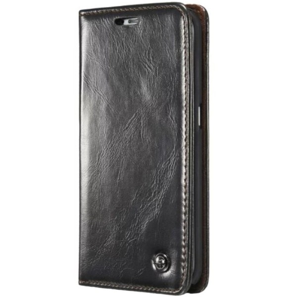 „CaseMe“ solidus atverčiamas dėklas - juodas (Galaxy S6 Edge+)