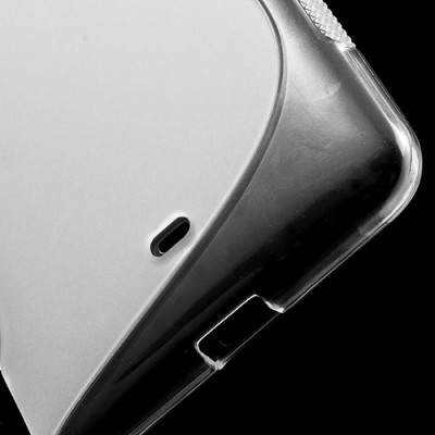 Skaidrus - matinis silikoninis Nokia Lumia 625 dėklas (dėkliukas) / Priedai.lt