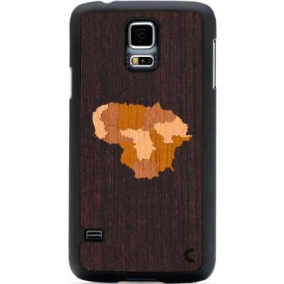 Samsung Galaxy S5 G900 (S5 Neo G903) „Crafted Cover“ Lietuva dabīga koka telefona apvalks / Vacins.lv