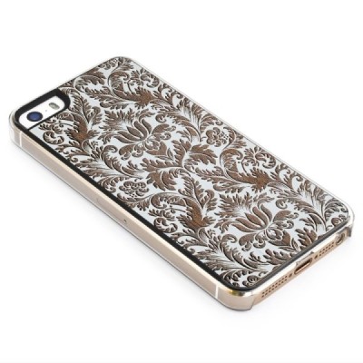Apple iPhone 5s „Crafted Cover“ Puķu dārzs dabīga koka telefona apvalks / Vacins.lv