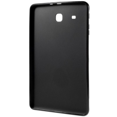 Samsung Galaxy Tab E 9.6 T560 cieta silikona (TPU) melns apvalks / vacins.lv