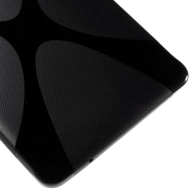 Samsung Galaxy Tab E 9.6 T560 cieta silikona (TPU) melns apvalks / vacins.lv