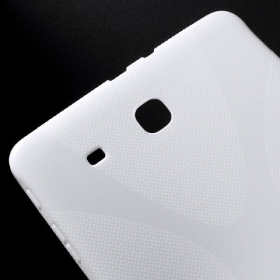 Samsung Galaxy Tab E 9.6 T560 cieta silikona (TPU) balts apvalks / vacins.lv