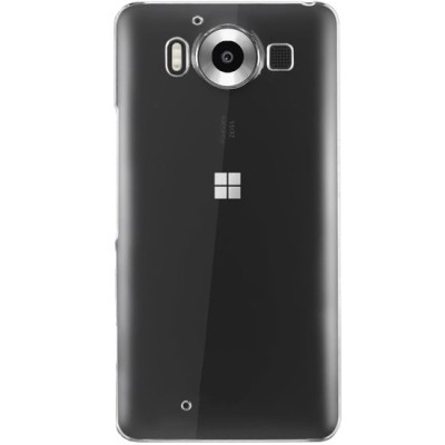 Microsoft Lumia 950 plastikinis skaidrus (permatomas) dėklas - nugarėlė / Priedai.lt