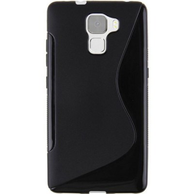Huawei Honor 7 kieto silikono TPU juodas dėklas - nugarėlė / Priedai.lt