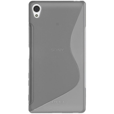 Sony Xperia Z5 Premium cieta silikona (TPU) dzidrs (pelēks) un matēts apvalks / Vacins.lv