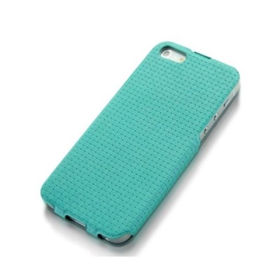 Apple iPhone 5s „Banpa“ Woven vertikāli atvērams ādas piparmētru maciņš / Vacins.lv