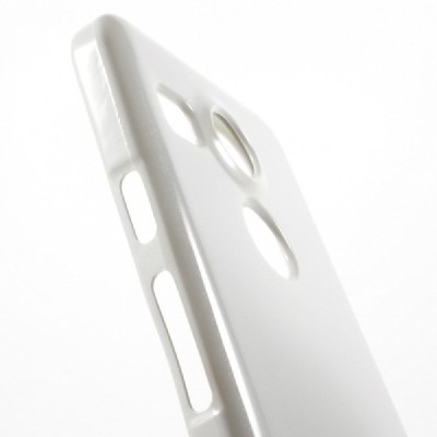 LG Nexus 5X Mercury balts cieta silikona (TPU) apvalks / vacins.lv