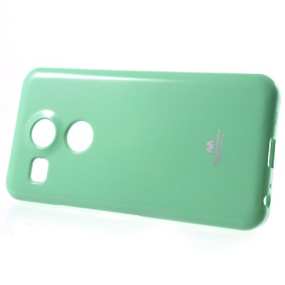 LG Nexus 5X Mercury mėtinis kieto silikono TPU dėklas - nugarėlė / Priedai.lt