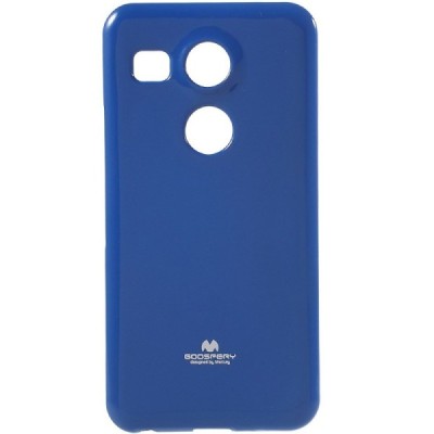 LG Nexus 5X Mercury zils cieta silikona (TPU) apvalks / vacins.lv