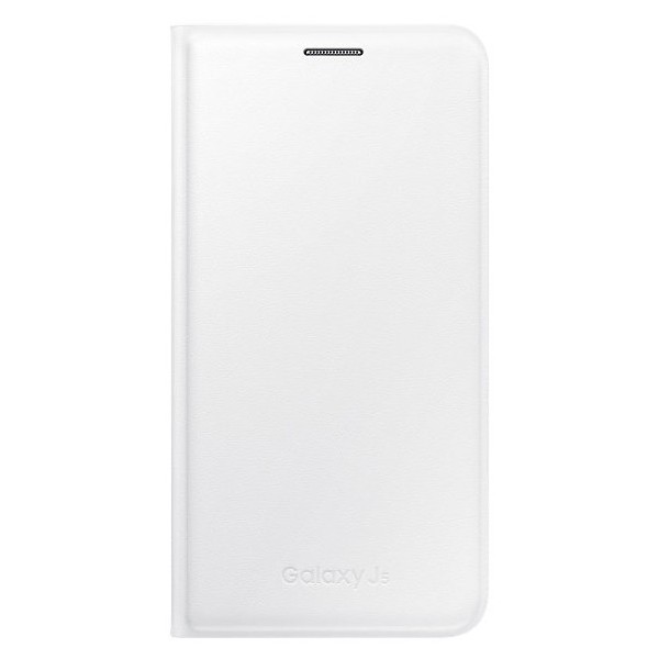 „Samsung“ Flip Wallet Cover atvērams maciņš - balts (Galaxy J5 2015)