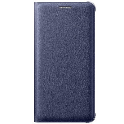 Samsung Galaxy A3 (2016) A310 originalus Flip Wallet Cover EF-WA310 atverčiamas mėlynas odinis dėklas - piniginė / Priedai.lt