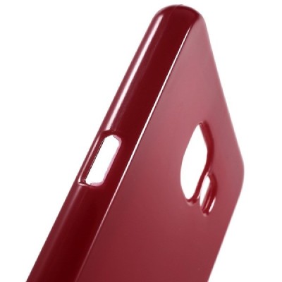 Samsung Galaxy A5 (2016) A510 cieta silikona (TPU) sarkans apvalks / vacins.lv