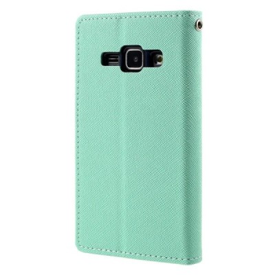 Samsung Galaxy J1 (J100) Mercury atvērams piparmētru maciņš (maks) / Vacins.lv