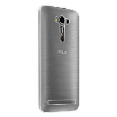 Asus Zenfone 2 Laser 5.0 (ZE500KL, ZE500KG) dzidrs (caurspīdīgs) cieta silikona TPU pasaulē planākais apvalks / Vacins.lv
