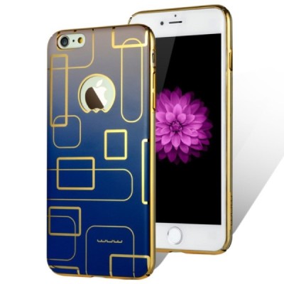 Apple iPhone 6 (6s) „JLW“ Color Palette dangiškas su auksiniais apvadais elegantiškas plastikinis dėklas / Priedai.lt