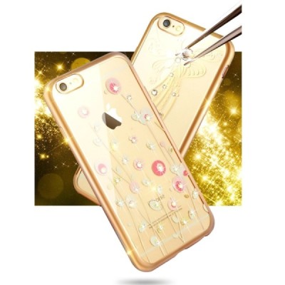 Apple iPhone 6 (6s) „JLW“ Color Palette dangiškas su auksiniais apvadais elegantiškas plastikinis dėklas / Priedai.lt