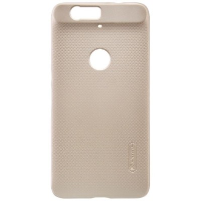 Huawei Nexus 6P Nillkin Frosted Shield zelta plastmasas apvalks + ekrāna aizsargplēve / Vacins.lv
