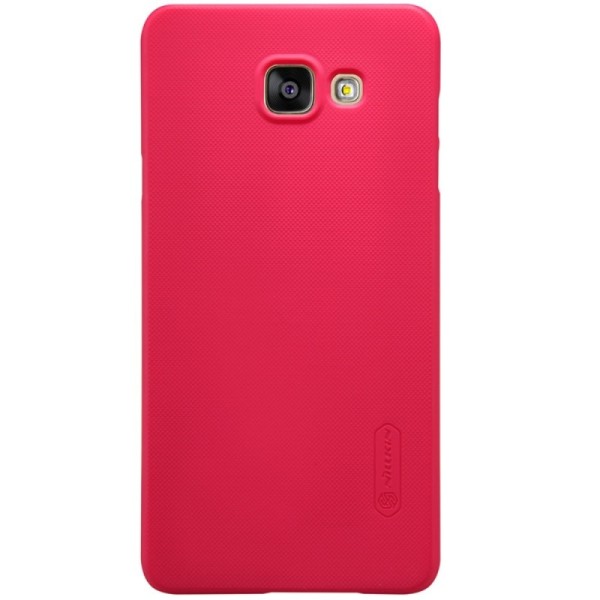 „Nillkin“ Frosted Shield dėklas - raudonas + apsauginė ekrano plėvelė (Galaxy J5 2015)