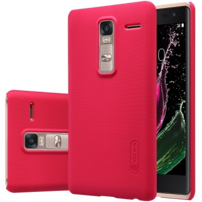 LG Zero (H650E) Nillkin Frosted Shield sarkans plastmasas apvalks + ekrāna aizsargplēve / Vacins.lv