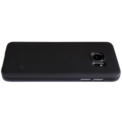 Samsung Galaxy S7 (G930) Nillkin Frosted Shield melns plastmasas apvalks / vacins.lv