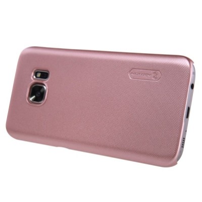 Samsung Galaxy S7 (G930) Nillkin Frosted Shield rozs plastmasas apvalks + ekrāna aizsargplēve / Vacins.lv