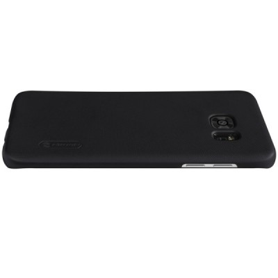 Samsung Galaxy S7 Edge (G935) Nillkin Frosted Shield melns plastmasas apvalks / vacins.lv