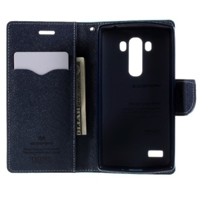 LG G4s Mercury atvērams zaļa maciņš (maks) / Vacins.lv