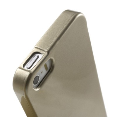 Apple iPhone 5 (5S) Mercury zelta cieta silikona (TPU) apvalks / vacins.lv