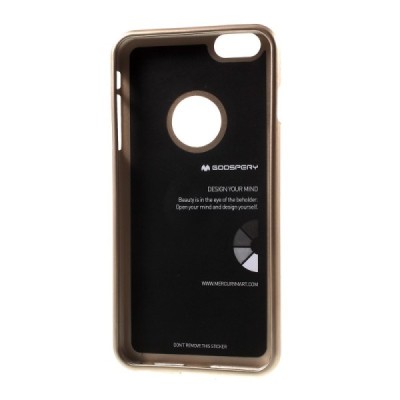 Apple iPhone 6 Plus (6s Plus) Mercury zelta cieta silikona (TPU) futrālis / Vacins.lv