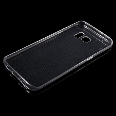 Samsung Galaxy S7 Edge (G935) dzidrs (caurspīdīgs) cieta silikona TPU pasaulē planākais apvalks / Vacins.lv