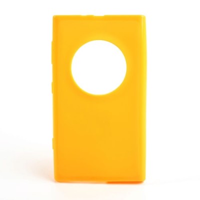 Nokia Lumia 1020 Jelly Case dzeltens cieta silikona (TPU) futrālis / Vacins.lv