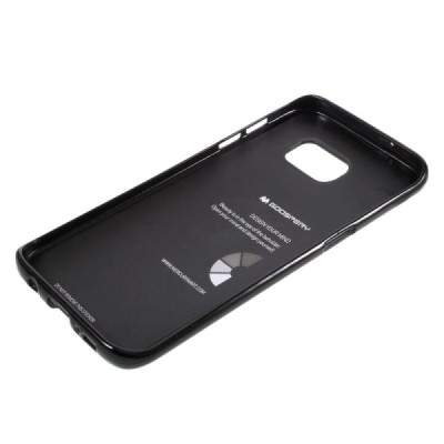 Samsung Galaxy S7 Edge (G935) Mercury juodas kieto silikono tpu dėklas - nugarėlė / Priedai.lt