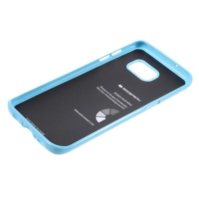 Samsung Galaxy S7 Edge (G935) Mercury gaiši zils cieta silikona (TPU) apvalks / vacins.lv