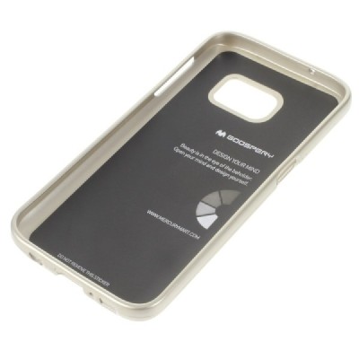 Samsung Galaxy S7 (G930) Mercury auksinis kieto silikono tpu dėklas - nugarėlė / Priedai.lt