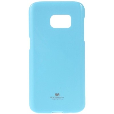 Samsung Galaxy S7 (G930) Mercury gaiši zils cieta silikona (TPU) apvalks / vacins.lv