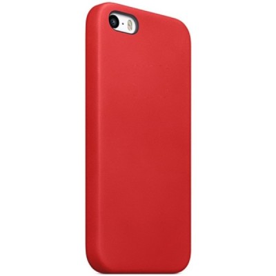 Apple iPhone 5S (5) cieta silikona (TPU) sarkans apvalks / vacins.lv