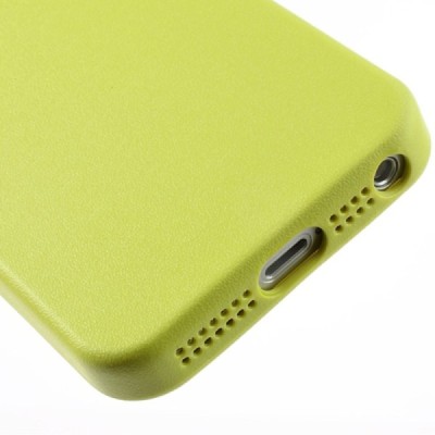 Apple iPhone 5S (5) cieta silikona (TPU) dzeltens apvalks / vacins.lv